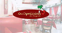 Desktop Screenshot of la-capricciosa.com