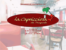 Tablet Screenshot of la-capricciosa.com